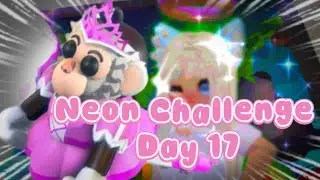 Playing Adopt Me Day 17 Making a Neon + Grinding Social Stones