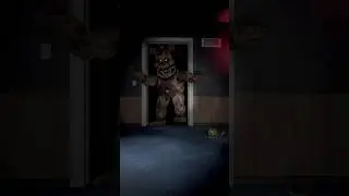Nightmare fredbear Jumpscare || FNAF Help Wanted