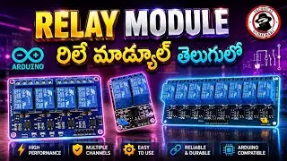 Arduino Basics - Relay modules  In Telugu