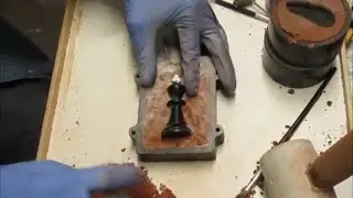 Sand Casting a Pure Silver Chess Piece for Sreetips. Part 1