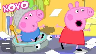 Peppa Pig Português Brasil | O Pequeno Robô | NOVO Contos da Peppa Pig