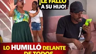 Por culpa del atrevimiento de su mujer, le faltó a su hijo =Lorena humillaba a su marido delante 😱