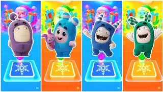 Oddbods Jeff Vs Oddbods Pogo Vs Oddbods Food Vs Oddbods Zee - Tiles Hop Edm Rush 🎶