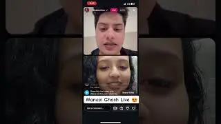 Manasi Ghosh live Cutie pie 😍🥰 Moments