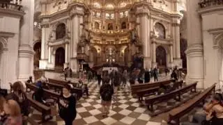 360 video: Granada Cathedral - Interior, Granada, Spain