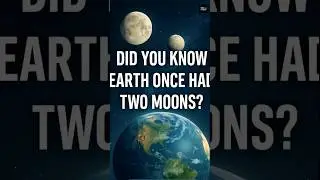 Did you know Earth once had two moons🌕🌑