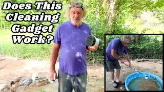 8 in 1 electric scrub brush demo/ review | dirty homestead chores