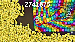 Snake.io Video. Viral video Hacker Snake io video score 2741875 🤩 Gameplay 🐍 TopMemo2