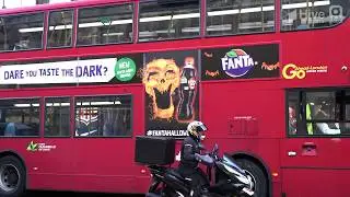 Fanta Halloween Lenticular Bus Campaign October 2019