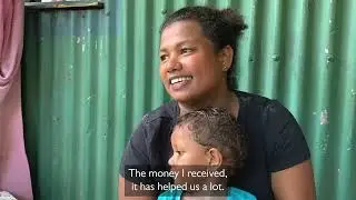 Cash helps Fiji families recover from disaster