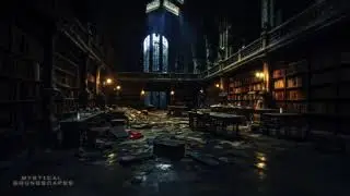 Abandoned Library | HORROR AMBIENCE | 2 Hours
