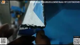 HVAC folding machine,Square metal folding machine #foldingmachine #hvac #sheetmetal