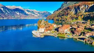 ISELTWALD &ndash; The Magical Swiss Village from Crash Landing on You | 4K Drone Cinematic