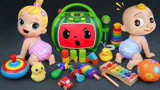 18 Minutes Satisfying with Unboxing COCOMELON Collection, Pinkfong Ambulance Playset Collection ASMR