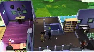 The Sims 4: Sims Going Upstairs At Same Time | Exclusive Footage