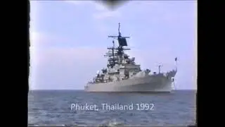 Phuket, Thailand 1992, USS Worden (CG-18)