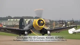 Goodyear Corsair, KD345, G-FGID - Duxford Battle of Britain Airshow 2017 (Day 2)