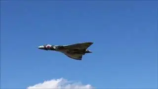 vulcan XH558 last flight at Riat15