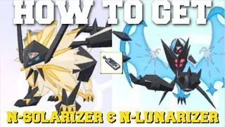 HOW TO GET THE N SOLARIZER & N LUNARIZER TO FUSE NECROZMA,SOLGALEO & LUNALA POKEMON SWORD AND SHIELD