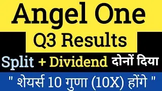 Angel One Limited Stock Split And Dividend Big Breaking News🔴Angel One Limited Quarterly Results