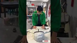 This Jacket Folding Hack Saves Space and Makes Your Closet Look Instantly Clean!#shorts