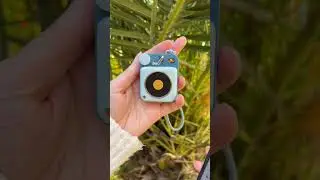 Unboxing the Button Mini Speaker from Muzen  🎶🚀T 🙆🏻&zwj;♀️🤍 #bluetoothspeaker #technology