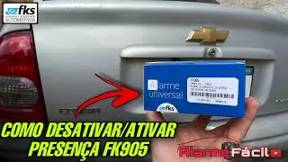 Como Ativar e Desativar Presença do Alarme Fks Fk905