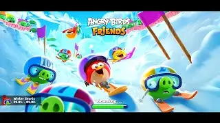 Angry Birds Friends - TOURNAMENTS (Diamond League: 41) All Levels High Score [Winter Snorts]