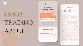 Gold Trading App UI - Speed Code - FLUTTER | Simple | Clean | UI