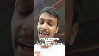 mid Entry du ug 2025 how to edit preference Free #delhiuniversity