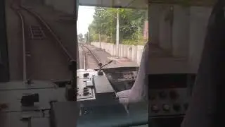 automated tram. no driver.