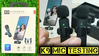 K9 Wireless Microphone Noise Cancellation Test || K9 Wireless Mic Review ✨