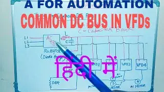 🔴Common DC Bus method to save electrical energy By VFD( IN Hindi)🔵
