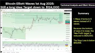 Bitcoin Elliott Waves Analysis 1st Aug 2025