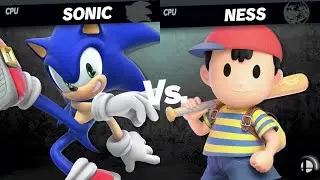 Super Smash Bros. Ultimate - Ness, Stop right there, Sonic needs to teach you a lesson