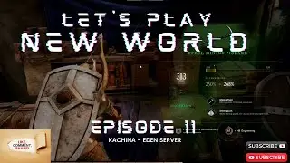 Let's Play New World Ep11 -Jewel Crafting - Tailoring - Tanning Rawhide Leather -  Corrupted Portal
