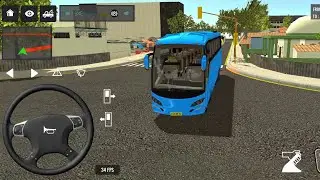 Euro Bus Driving Game 2024 Indonesia Bus Simulator Public Transportation Android Gameplay 851