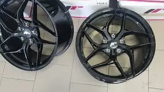 Диски JR jr35 19x8.5 19x9.5 глянцевые черные 5x120 5x112 5x114.3