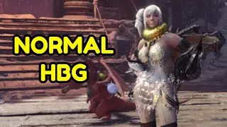 Fighting Namielle With Normal HBG In Monster Hunter Iceborne