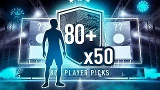 INSANE PACK LUCK IN 50 x 80+ PLAYER PICK PACKS! #FIFA21