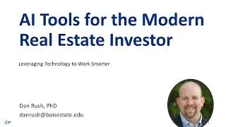 AI Tools for the Modern Real Estate Investor - AVID Investors Club July 2025