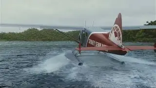 2017 Sydney Seaplanes DHC-2 Crash - Animation 
