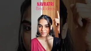 Easy & Trendy Navratri bindi ideas 2025💝 #navratri #navratri2025 #hack #trending #bindi #viral
