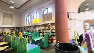 Inside McPherson Library at Needle Park / McPhereson Square in Kensington Philadelphia