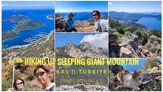 Hiking up the Sleeping Giant Mountain (Uyuyan Dev) || Kaş || T&uuml;rkiye || Turkey
