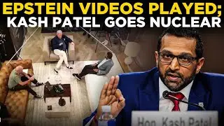 LIVE | Kash Patel's Epstein Video Played In Congressional Hearing; Watch His Outburst | World News