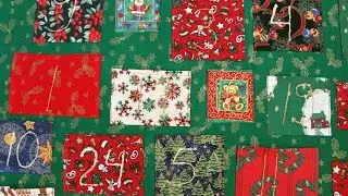 Advent calendar with pockets