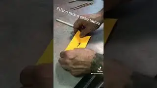 #Prison #picknpoke #tattoo. #Howtotattoo #viral #trending