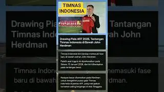 Drawing AFF 2026: Timnas Indonesia Diuji! Mampukah John Herdman Bikin Sejarah?