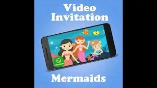 Create your Mermaids invitation with your photo